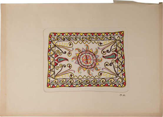 Маврина (Лебедева) Татьяна Алексеевна.  Восточный ковер № 1